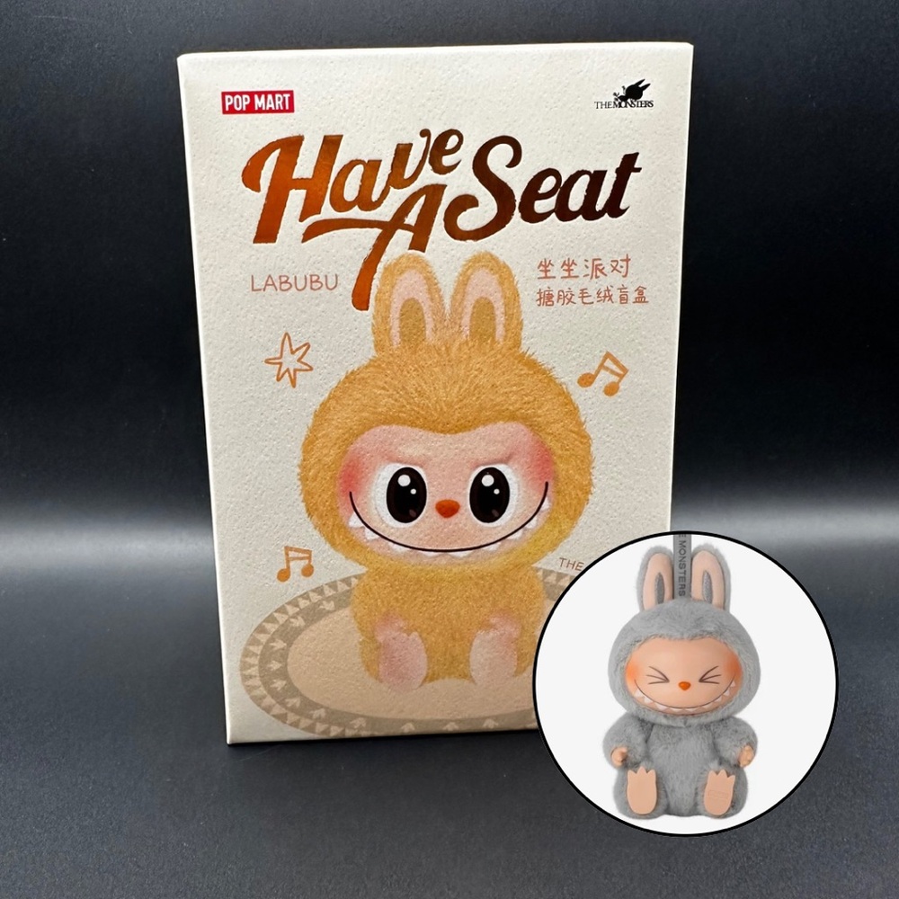 Hehe Labubu Have A Seat Plushie